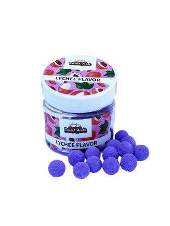 POM-POM - POM-POM, aroma de lychee, dimensiune de 8 mm, Dual Fish