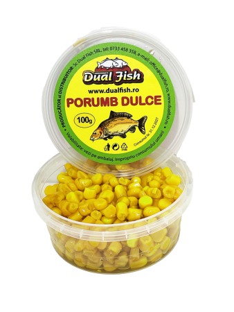 Porumb dulce 100gr - Porumb dulce, aroma de miere, 100gr, Dual Fish