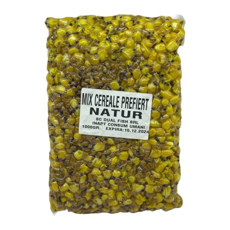 Porumb prefiert - Porumb Prefiert vidat, aroma de NATUR, 1 kg, Dual Fish