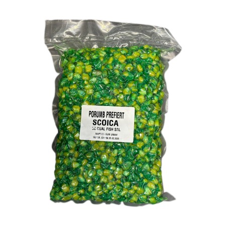 Porumb prefiert - Porumb Prefiert vidat, aroma de SCOICA, 1 kg, Dual Fish