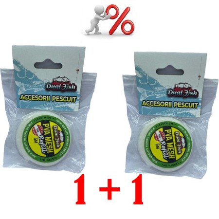 Promotii - PROMOTIE 1+1 Rezerva sac solubil P.V.A., diametru de 25,  5 m, Dual Fish