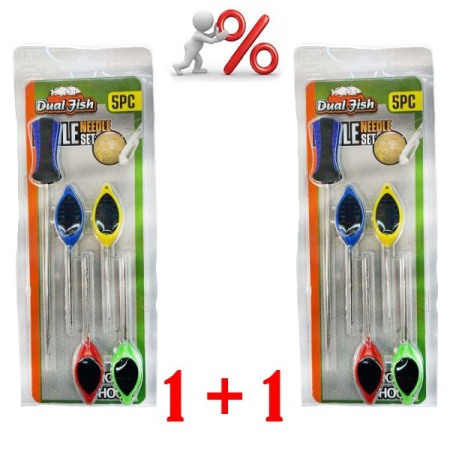 Promotii - PROMOTIE 1+1! Set 5 crosete, pentru pescuit, Dual Fish