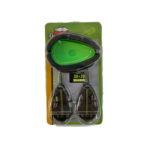 Momitoare method feeder - Set matrita + 2 momitoare method feeder, 30 GR + 30 GR, Dual Fish