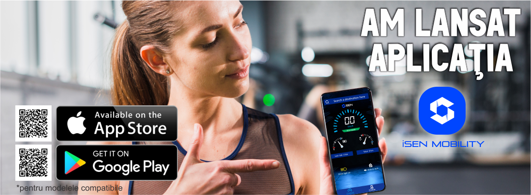 Trotinete electrice compatibile cu aplicatia iSEN MOBILITY