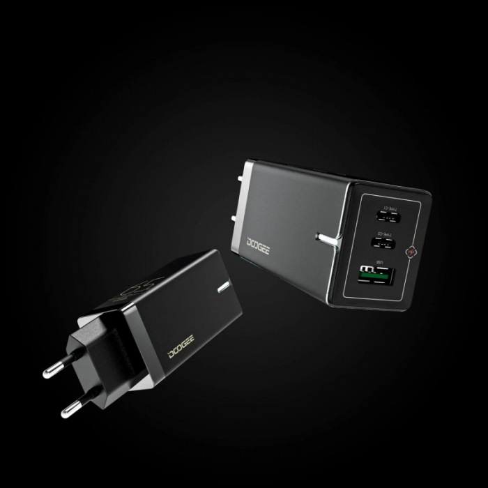 Incarcator Doogee 65W GaN Fast Charger Negru [2]