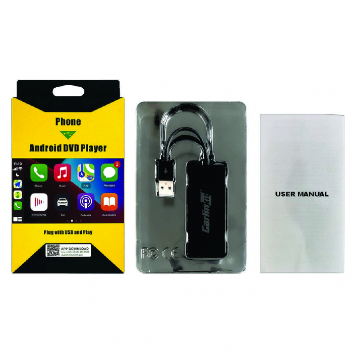 Adaptor USB CarlinKit CPC200-CCPM Negru, Conectare prin cablu, Indicator LED, Control vocal [4]