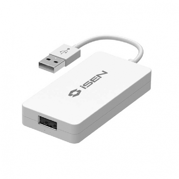 Vezeték nélküli USB adapter iSEN CCPA Fehér, WiFi 5, Kábel vagy vezeték nélküli kapcsolat, APK integrált autós készlet [2]