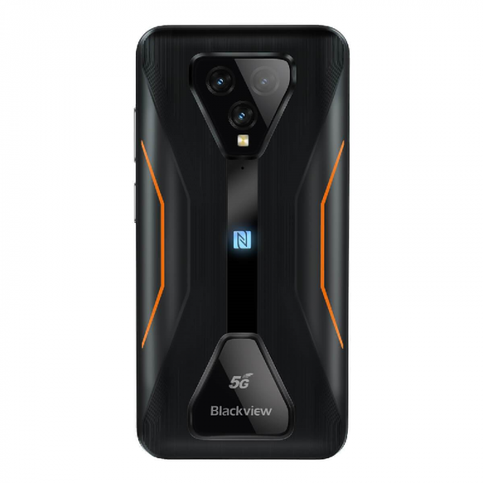 Telefon mobil Blackview BL5000 Portocaliu, Dual 5G, IPS 6.36", 8GB RAM, 128GB ROM, Android 11, Dimensity 700 Octa Core, NFC, IP68, 4980mAh [3]
