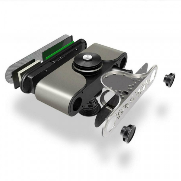 Boxa portabila Bluedio TS3 Gri, Sistem 2.1, Wireless, Bluetooth, Slot memorie, Aux, Microfon incorporat [5]