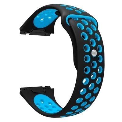Bratara de schimb din silicon pentru Xiaomi Huami Amazfit GTS, in doua culori, cu aerisire, confortabila si rezistenta [2]