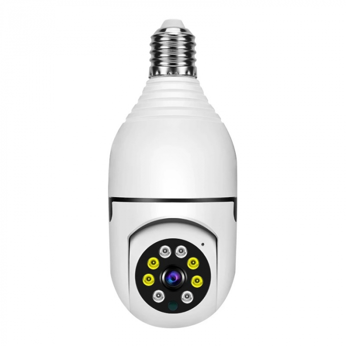 Camera de supraveghere HD tip bec STAR V380 Pro Alb [2]