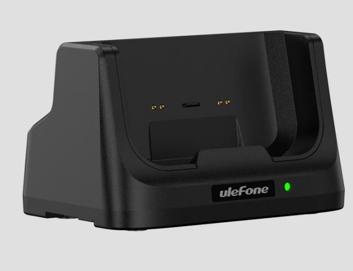 Asztali töltőállomás Ulefone RugKing-hoz, Pogo Pin csatlakozóval és 10W-os gyorstöltéssel. [3]