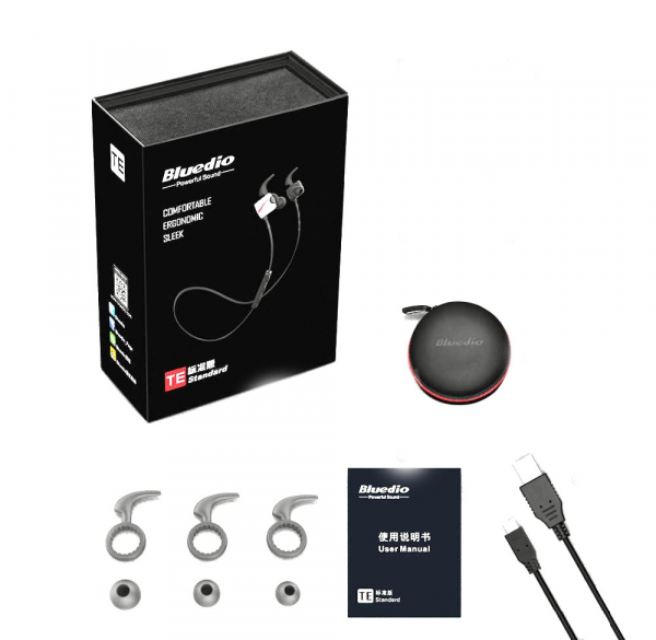 Casti Bluetooth Bluedio TE Sport, Fara fir, In-Ear, HandsFree, Rezistenta la transpiratie, Comanda multifunctionala [2]