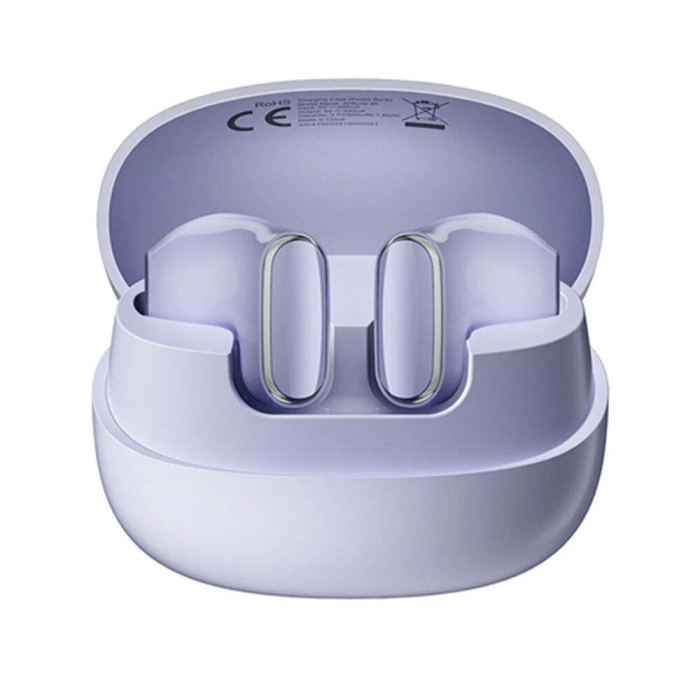 Blackview AirBuds 20 Vezeték Nélküli Fülhallgató, Lila, Bluetooth 5.4, 29 óra Üzemidő (400mAh), IPX7, DNS Zajcsökkentés, 13mm Driver, Érintésvezérlés [3]