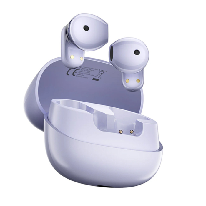 Blackview AirBuds 20 Vezeték Nélküli Fülhallgató, Lila, Bluetooth 5.4, 29 óra Üzemidő (400mAh), IPX7, DNS Zajcsökkentés, 13mm Driver, Érintésvezérlés [4]