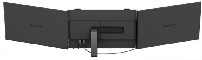 Laptop Monitor Kiterjesztés Blackview DCM6, 2 Képernyő, 14" FHD, 1920x1080, 60Hz, 300 nit, Beépített Hangszóró, 20V/5A, Alumínium+ABS+PC, USB-C [2]