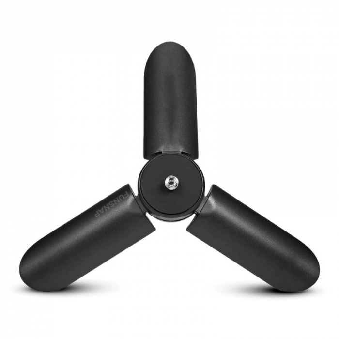 Trepied original FunSnap Negru de 75mm pentru smartphone si camera video sport [3]