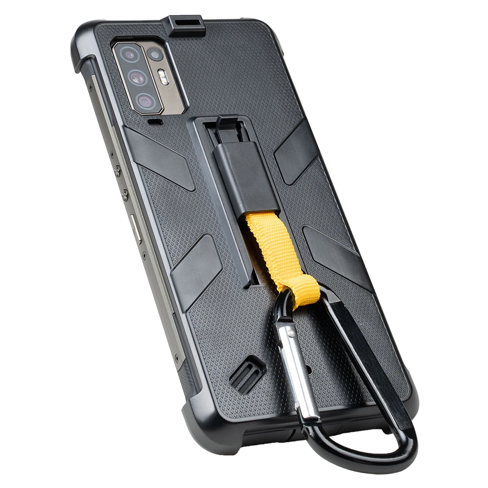 Carcasa de protectie multifunctionala anti-alunecare pentru Ulefone Power Armor 13 cu clema si carabina [4]