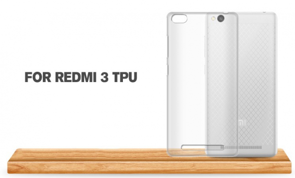 Átlátszó szilikon tok Xiaomi Redmi 3 telefonhoz [3]