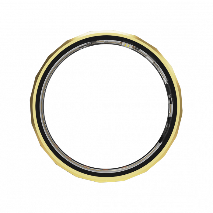 iSEN R12M Smart Gyűrű Gold, HR, SpO2, Alvásfigyelés, Kalóriaszámláló, Több Sport, Dedikált Alkalmazás: LuckRing, 15mAh, IP68 [2]