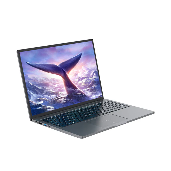 Blackview GamiBook 8 laptop, Szurke, 16" FHD+ IPS, AMD Ryzen 7 7735HS, AMD Radeon 680M, 16GB DDR5 RAM (bovitheto 64GB-ig) + 512GB SSD (bovitheto 2TB-ig), Windows 11 Pro, 57Wh akkumulator, 65W [7]