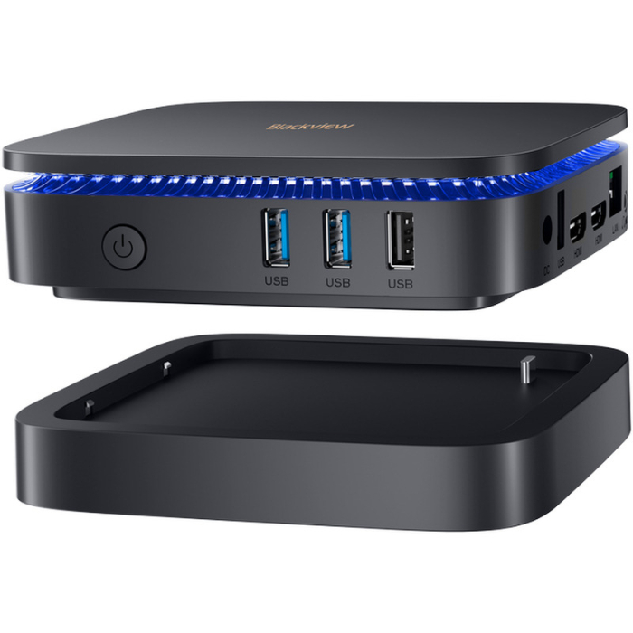 Mini PC Blackview MP60-N150, Intel Twin Lake N150, akár 3.6GHz, 16GB DDR4, 512GB SSD, Windows 11 Pro, WiFi (2.4G+5G), Két 4K 60Hz UHD [6]