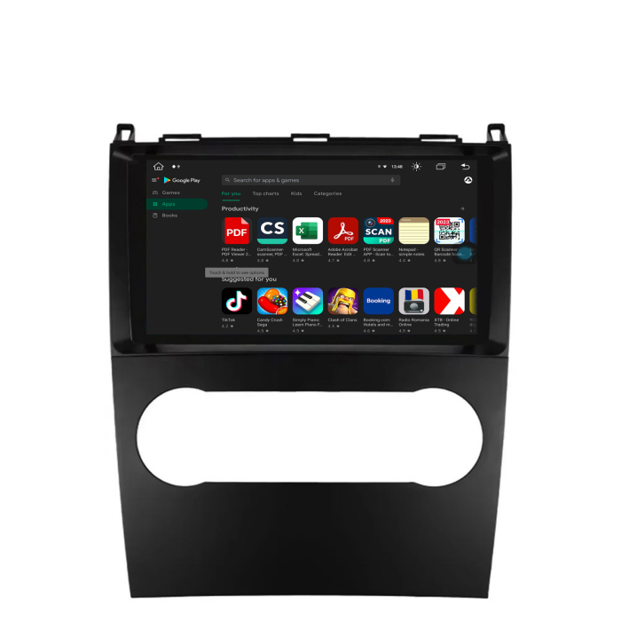 Navigatie Mercedes Benz A/B Class (2004-2011), Android 13, X-Octacore / 8GB RAM + 256GB ROM, 9.5 Inch - AD-BGX9008+AD-BGRKIT420 [8]