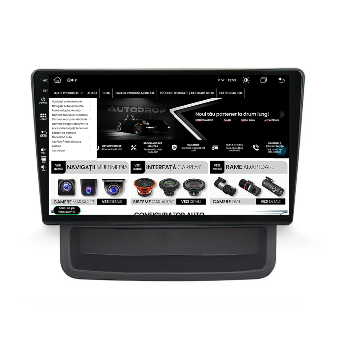 Navigatie Opel Vivaro / Renault Trafic (2010-2014), Android 13, Z-Octacore / 8GB RAM + 256GB ROM, 10.1 Inch - AD-BGZ10008+AD-BGRKIT392 [4]