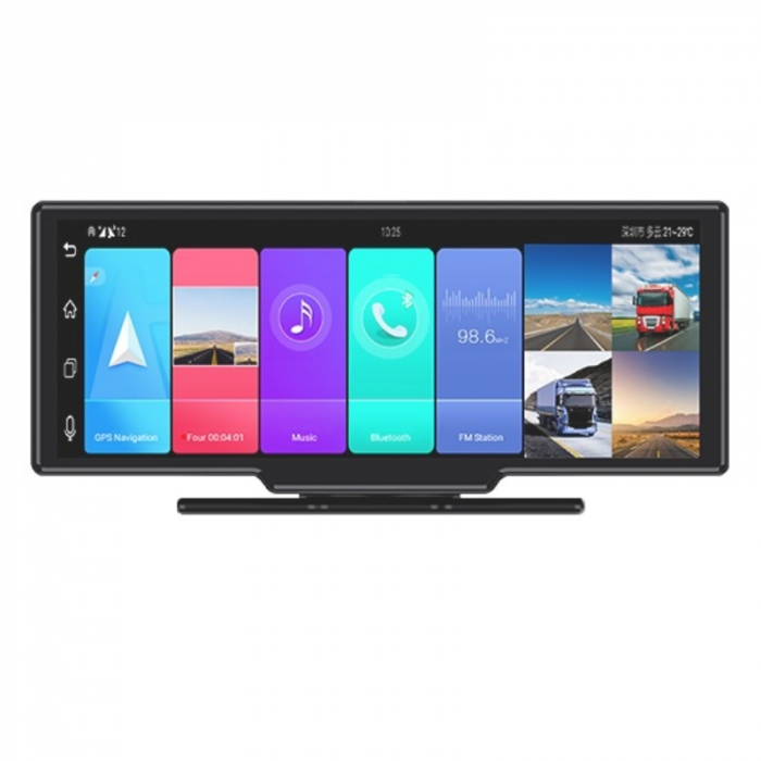 STAR T99 teherautó navigátor DVR, 4G, 10,26" érintőképernyő, Android 8.1, 2 GB RAM 32 GB ROM, Flotta, DMS, GPS, ADAS, 4 kamera [2]