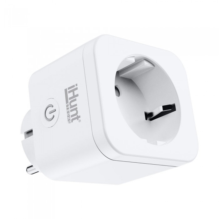 iHunt Smart Plug, fogyasztásmérő, energiafigyelés, 3840W, vezeték nélküli, fehér színű [5]