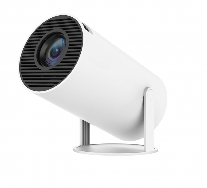 iSEN HY-300 4K hordozható projektor, 1 GB RAM, 8 GB ROM, Android 11, CPU négymagos ARM Cortex-A53, GPU Mali-G31, WiFi 2.4G/5G/BT4.1 [1]