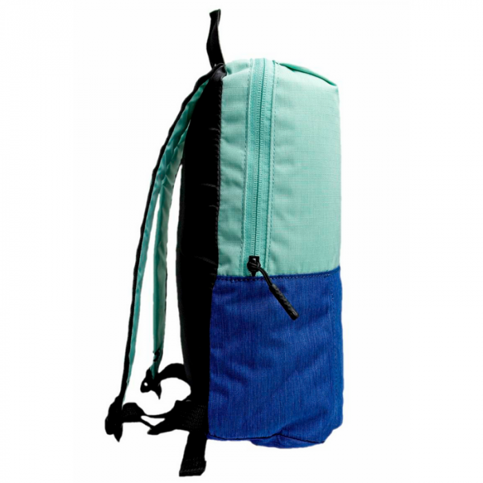 Rucsac Xiaomi Mini Backpack Verde cu Albastru, 7 litri, Rezistent la apa si la uzura, Catarama ajustabila Nx Lite, Buzunar frontal [5]