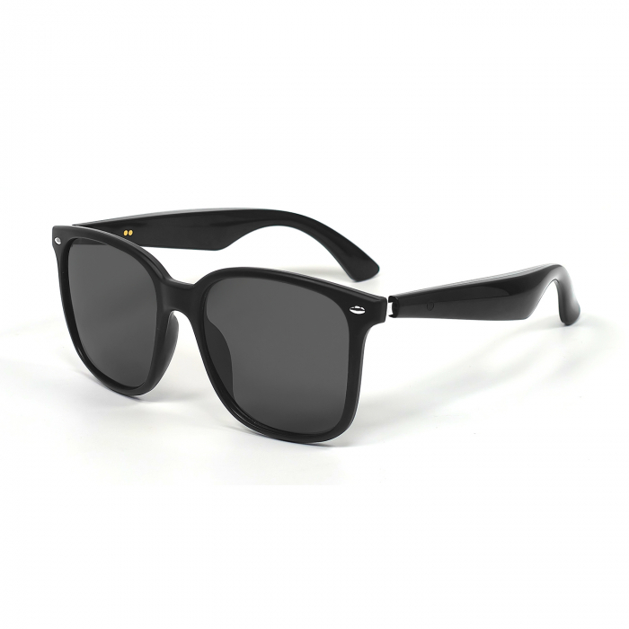 Smart Sunglasses iSEN GY500, Fekete lencsék, AI valós idejű fordítás, Kettős hangszórók, Panoráma hangzás, BT 5.4, Zenevezérlés, Hívások, Hangsegéd, Távvezérlés kamera, Mágneses töltés, Polarizált [2]