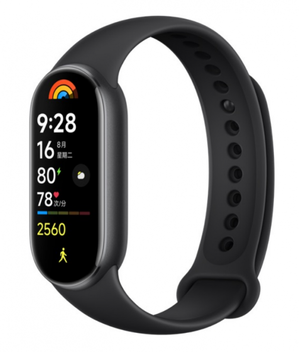 Okoskarkötő Xiaomi Mi Band 9, Fekete, 1.62" AMOLED, Pulzus- és SpO2 Monitorozás, Alvásfigyelés, Sporttevékenységek Rögzítése, Többsport Mód, 233mAh [2]