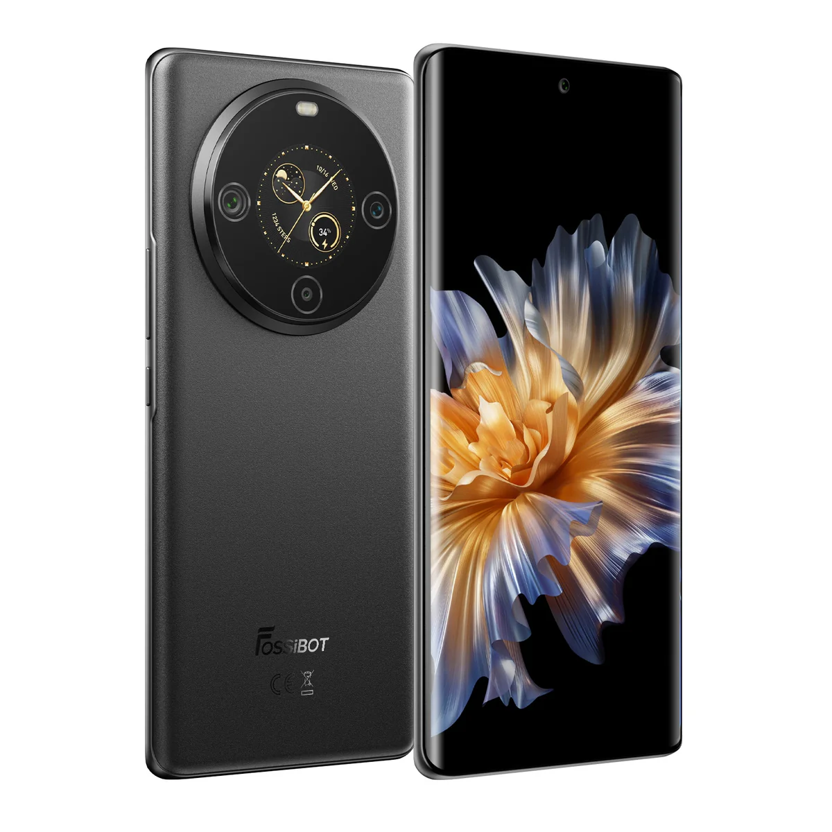 Mobiltelefon FOSSiBOT S3 Pro Szürke, 4G, 6,67" AMOLED, 20GB RAM (6GB + 14GB bővíthető), 128GB ROM, Android 14, 64MP + 8MP + 2MP AI Kamera, 5000mAh, 18W, NFC, Dual SIM [5]