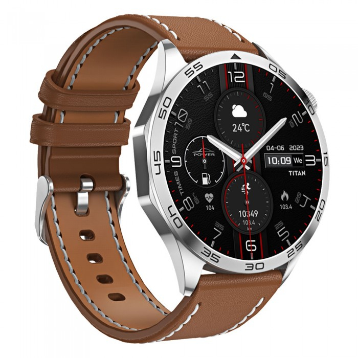 Okosóra iHunt Watch 13 Titan, Brown, AMOLED 1.43" Teljes Érintőkijelző, Telefonos Fotó Távirányító, Egészségfigyelés, Multisport, IP68, 330mAh [2]