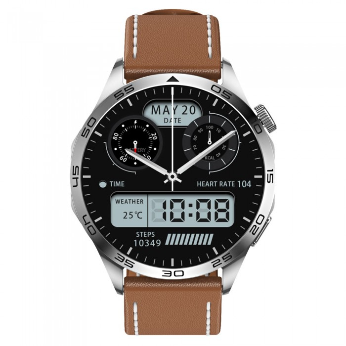 Okosóra iHunt Watch 13 Titan, Brown, AMOLED 1.43" Teljes Érintőkijelző, Telefonos Fotó Távirányító, Egészségfigyelés, Multisport, IP68, 330mAh [6]