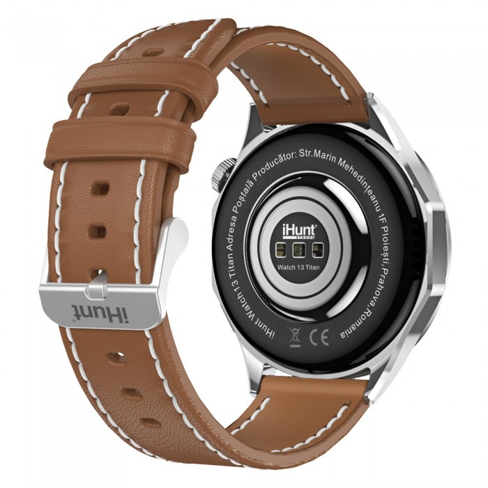 Okosóra iHunt Watch 13 Titan, Brown, AMOLED 1.43" Teljes Érintőkijelző, Telefonos Fotó Távirányító, Egészségfigyelés, Multisport, IP68, 330mAh [3]