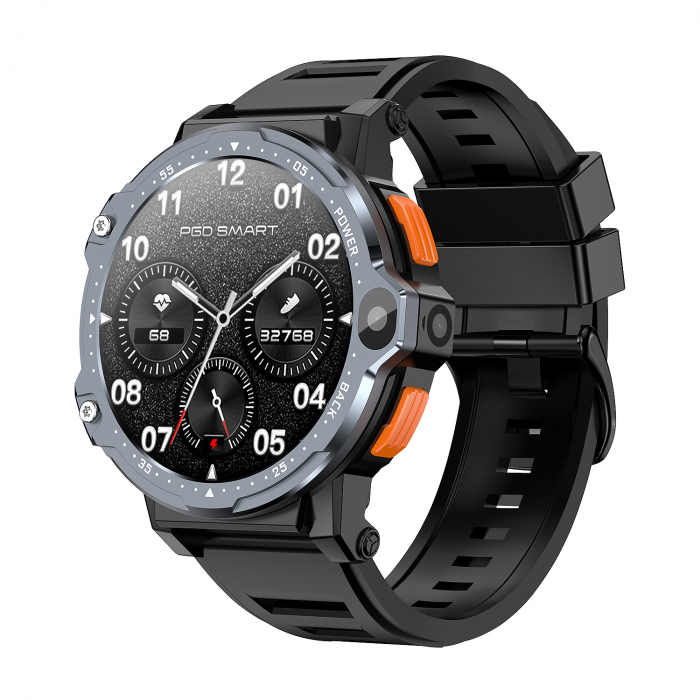 Okosóra iSEN Watch AP6, Szürke, 4G, 1,54" HD, négymagos, Android 8.1, 4 GB RAM + 64 GB ROM, kettős kamera, HD videohívás, GPS, 800 mAh, nanoSIM [5]