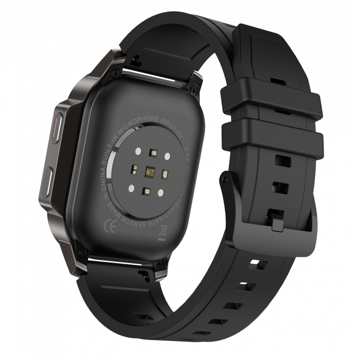 Smartwatch iSEN Watch DM62, 4G, 2.13" AMOLED, 2 GB RAM + 16 GB ROM, Android 8.1, Bt v4.2, HD kamera, mikrofon, nanoSIM, GPS, Egészségfigyelés, 1000mAh, IP67, Fekete [5]