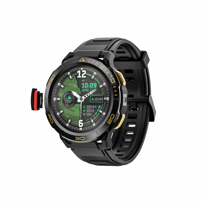 iSEN Watch Z1 okosóra, Fekete, 4G, 1,43" AMOLED, HD Kamera, Android 8.1, 2GB RAM + 16GB ROM, GPS, 800mAh, 1ATM, NanoSIM [9]