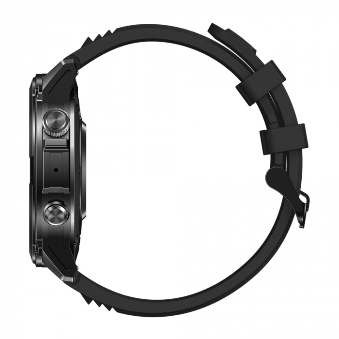 Zeblaze Stratos 2 Plus okosóra, Fekete, 1.43" AMOLED, HRV, ECG, Egészségfigyelés, Sportfunkciók, Bluetooth hívás, 530 mAh, Android 5.0 vagy iOS 10.0 vagy újabb [6]