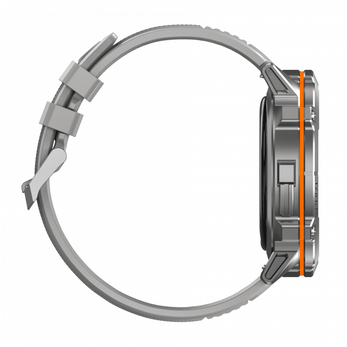 iSEN X3 okosora, Szürke szilikon, 1.73" AMOLED, SpO2-, stresszfigyeles, 100+ sportmod, Bluetooth, 1000 mAh, Android 9.0 vagy iOS 9.0 es ujabb verzio kompatibilis [6]