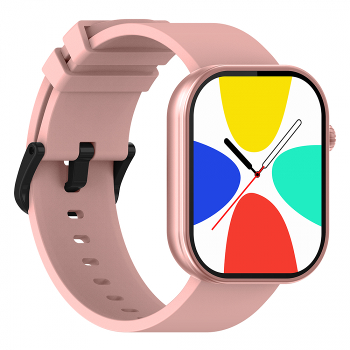 Smartwatch Zeblaze Btalk Plus, Roz, 2.03'' HD, Apel telefonic bluetooth, Asistare vocala, Moduri sport 100+, Monitorizare sanatate 24/24, Jocuri, IP68, 280mAh [3]