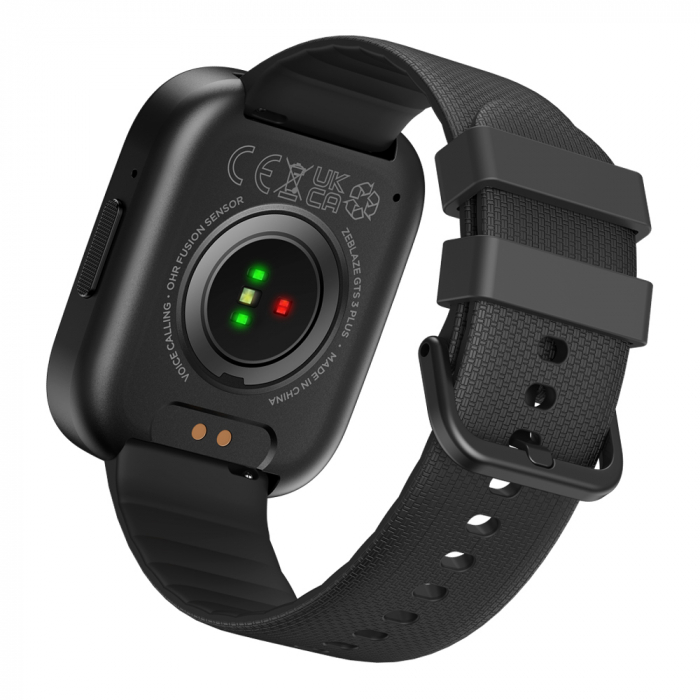 Smartwatch Fitness & Wellness Zeblaze GTS 3 Plus, Negru, Display Amoled 2.15'' HD, Apel telefonic Hi-Fi Bluetooth, Asistare vocala offline, Moduri sport 100+, Monitorizare sanatate 24/24, IP68, 300mAh [6]