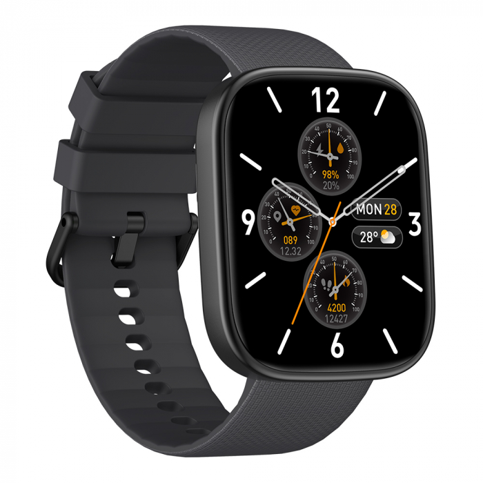 Smartwatch Fitness & Wellness Zeblaze GTS 3 Plus, Negru, Display Amoled 2.15'' HD, Apel telefonic Hi-Fi Bluetooth, Asistare vocala offline, Moduri sport 100+, Monitorizare sanatate 24/24, IP68, 300mAh [5]