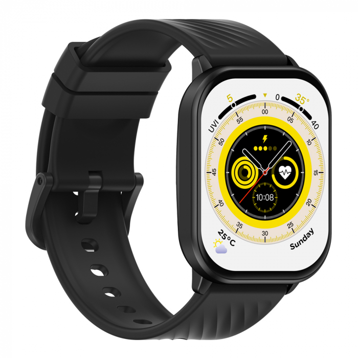 Smartwatch Zeblaze GTS 3 Negru, Display 2.03'' HD, Apel vocal, Moduri sport 100+, Monitorizare sanatate 24/24, IP68, 280mAh [3]