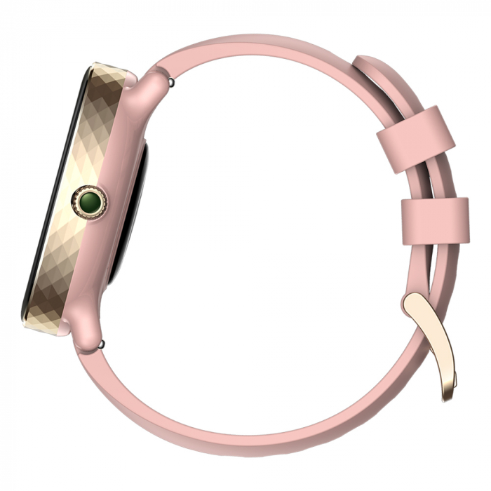 Okosóra Zeblaze Lily 2 Rózsaszín, 1,2" Ultra HD AMOLED, HRV, EKG, Egészségügyi monitorozás, Sport funkciók, Bluetooth hívás, 200 mAh, Android 5.0 vagy iOS 10.0 vagy újabb [5]