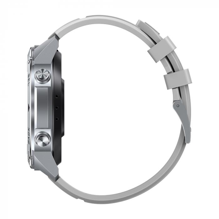 Smartwatch Zeblaze Stratos 2 Ultra 4G, Ezüst, Kettős sávos GPS, Bluetooth Hívások, 1.43" AMOLED, 500 mAh, 170+ Sportmód [6]