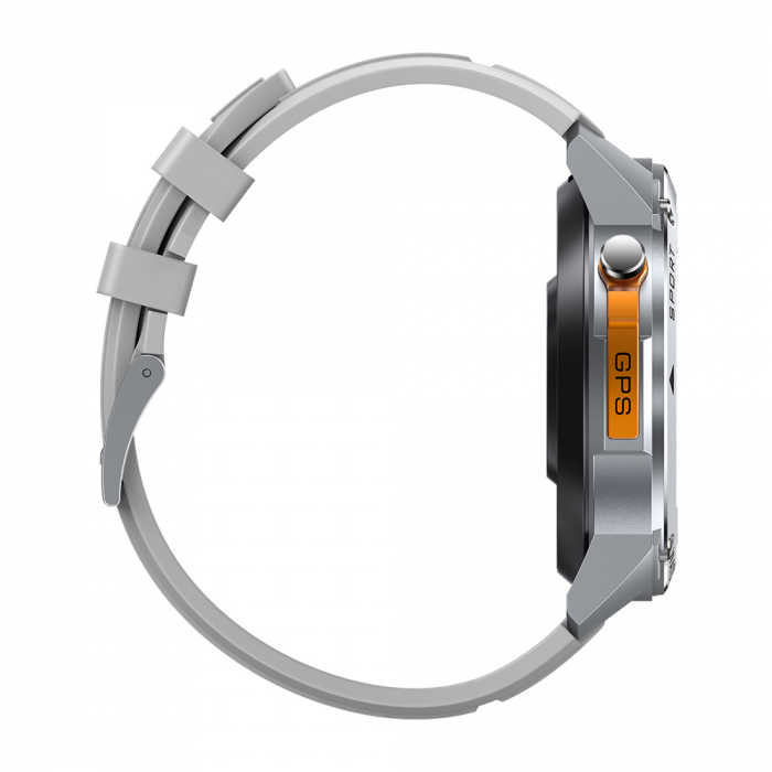 Smartwatch Zeblaze Stratos 2 Ultra 4G, Ezüst, Kettős sávos GPS, Bluetooth Hívások, 1.43" AMOLED, 500 mAh, 170+ Sportmód [5]